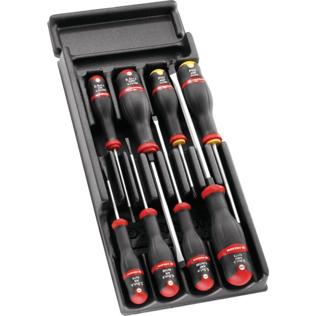 Tournevis Protwist 6 Fente 2 Phillips Module de 8 référence fournisseur 263069